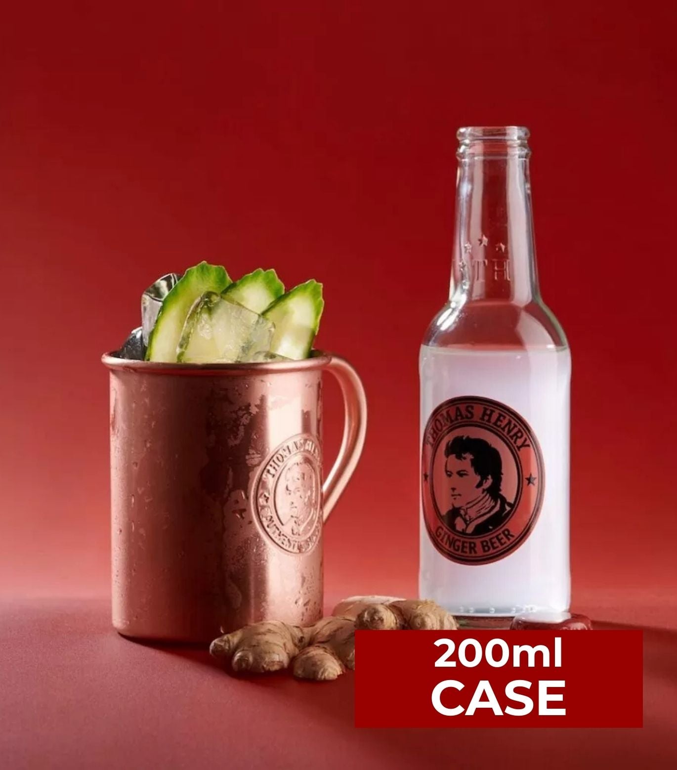 Thomas Henry - CASE - Spicy Ginger Beer - 200ml (4-Pack)
